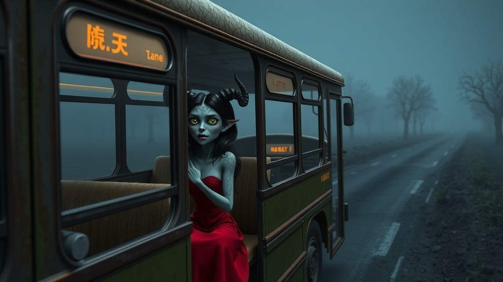 Ghostly Encounter: The Horned Passenger Unveiled