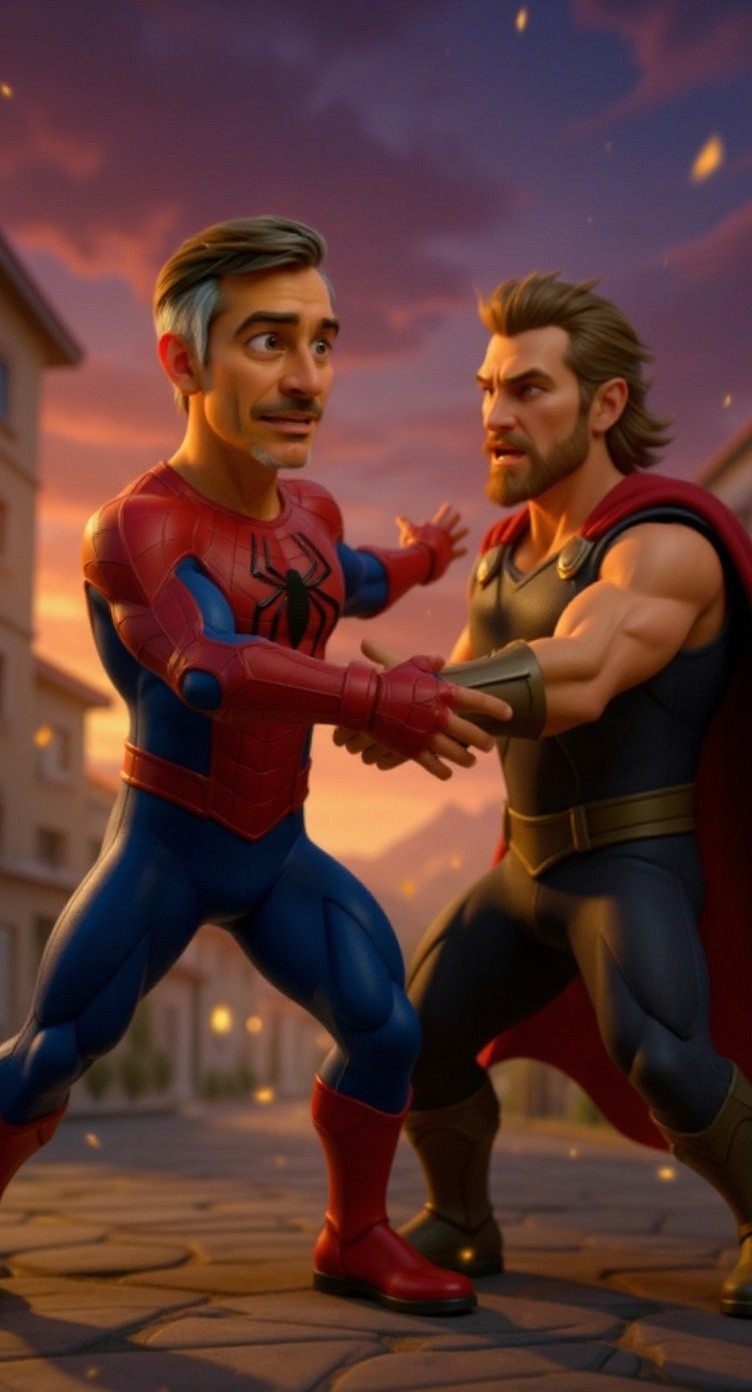 A Day in Tønsberg: Spider-Man and Thor's Unlikely Friendship