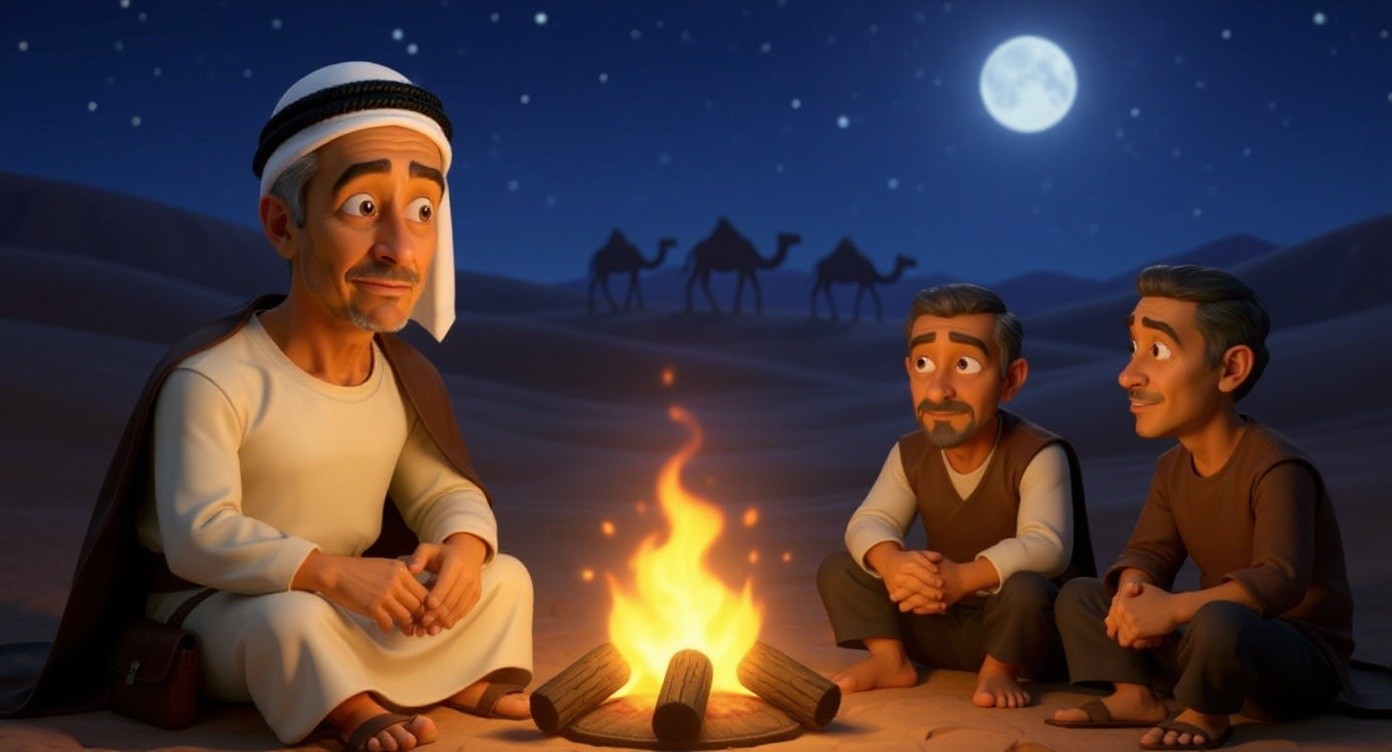 أبطال القوافل: لقاء سالم وناصر في قلب الصحراء