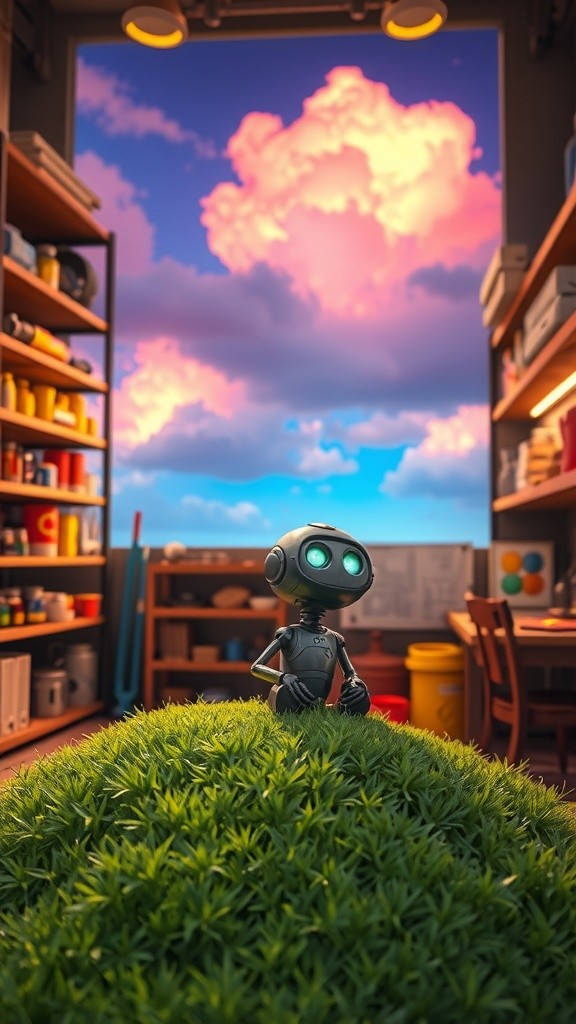 Lumo, le robot artiste secret