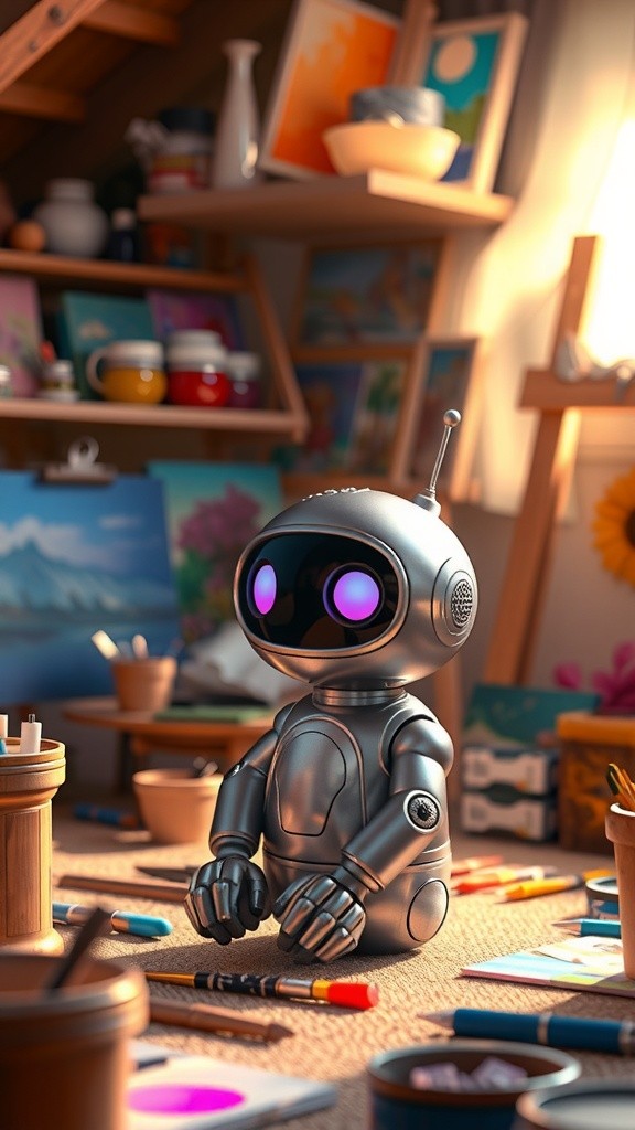 Augustin, le Robot Artiste Caché