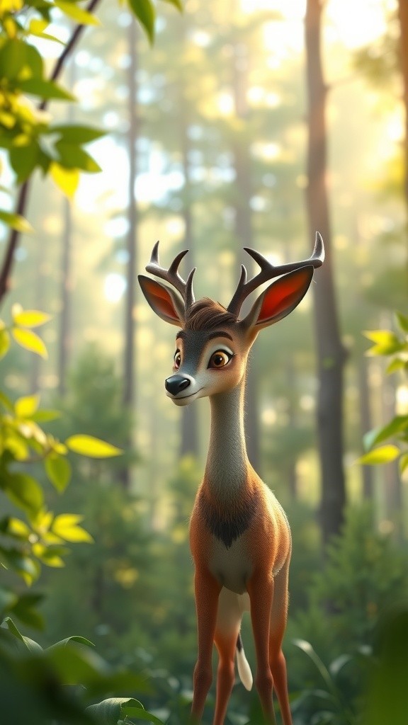 The Deer’s Bravery: A Survival Tale