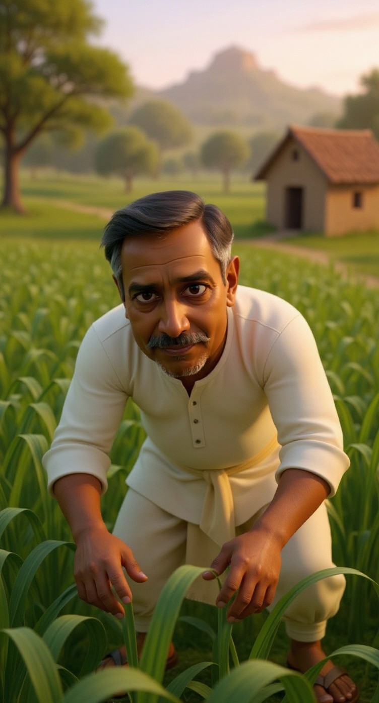 जिंदगी का असली सुख: गाँव की मिट्टी में
