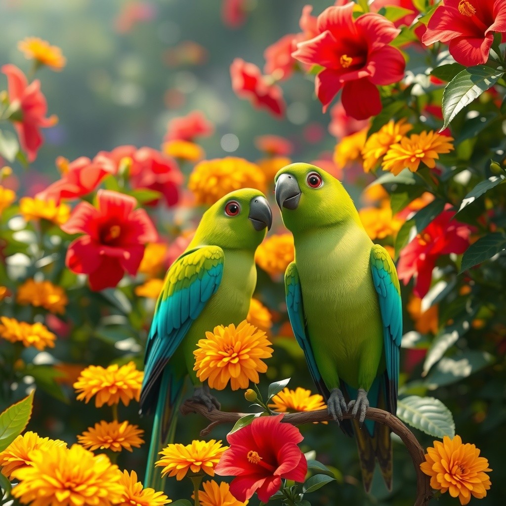 A Symphony of Colors in the Garden
