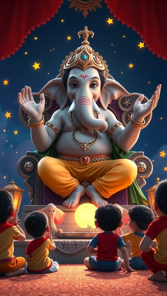 Ganesha's Bedtime Tales: Stories of Joy and Wisdom