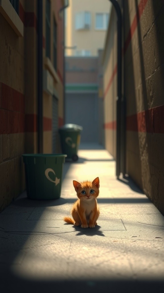 L'amour inattendu : un chaton abandonné élevé par des chiens