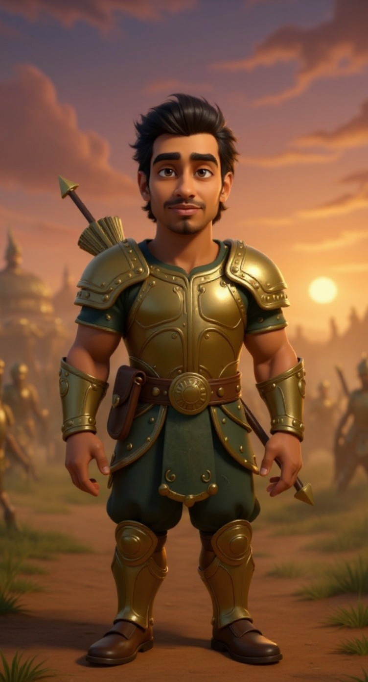 Karna's Fury in Kurukshetra