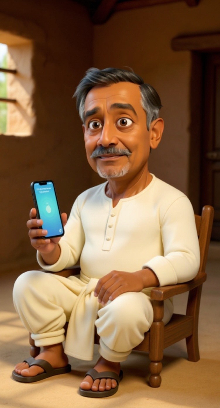 पंडित जी का स्मार्टफोन का मजेदार सफर
