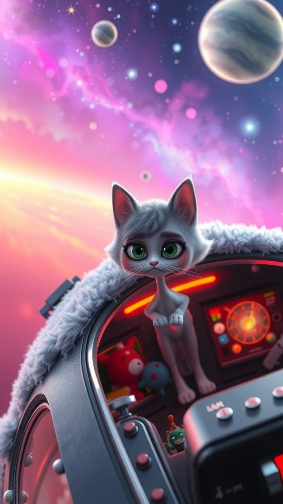 Captain Eva and the Cosmic Cat Adventures
