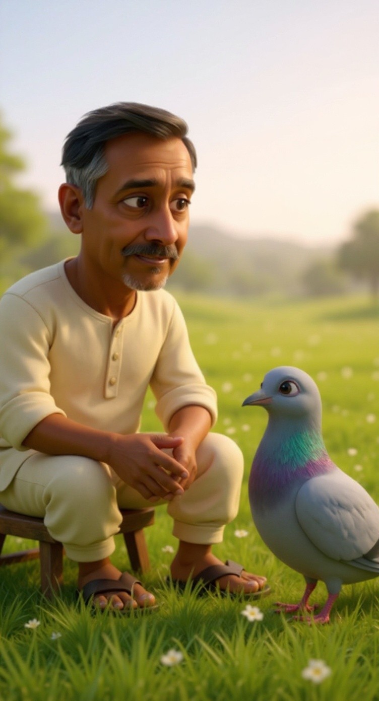 Kisan aur Kabutar - Achhe Kaam ki Ahmiyat