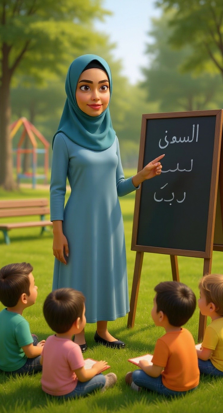 Learning Quran Basics in Nature