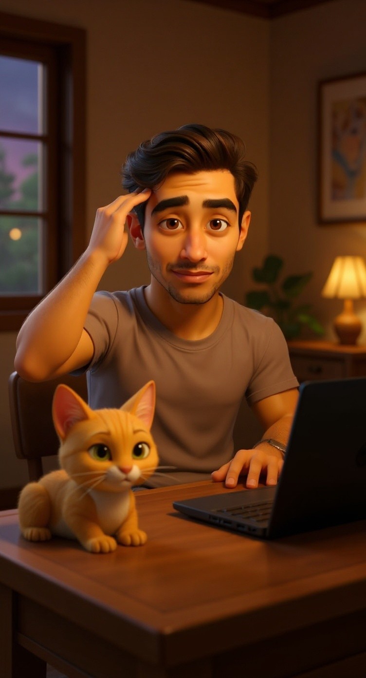 Kucing Pekerja Kantor