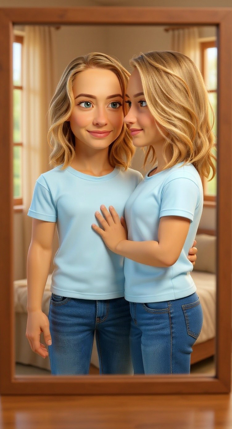 Digital Metamorphosis: Chloe's High-Tech Transformation