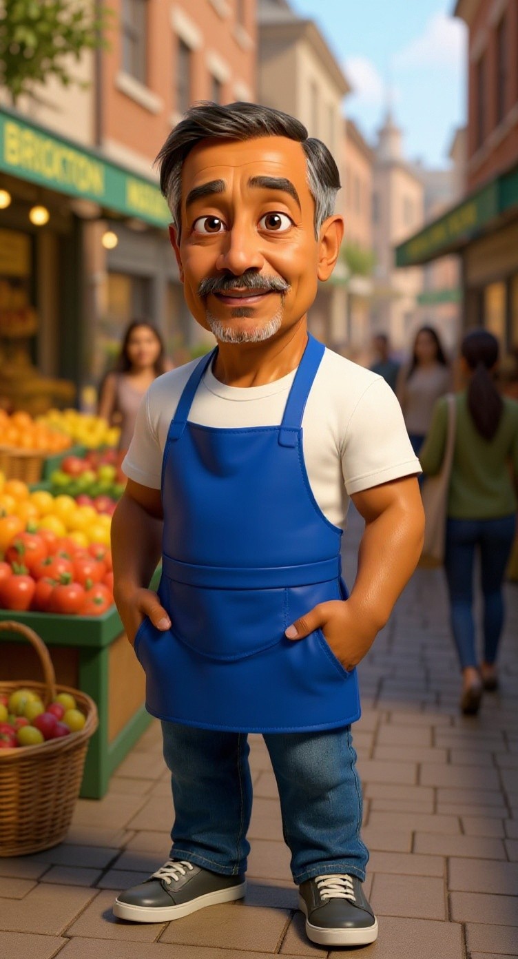 Baby Oliver: The Tiny Market Maestro