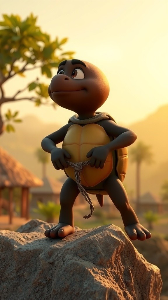 The Tortoise Who Reached for the Sky Feast