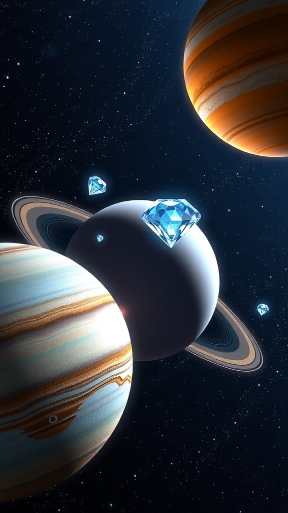 Diamonds from the Sky: A Rain of Luxury or a Cosmic Disaster?