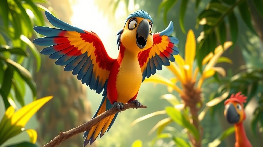 ईमानदार तोता और जादुई पेड़ का कहानी