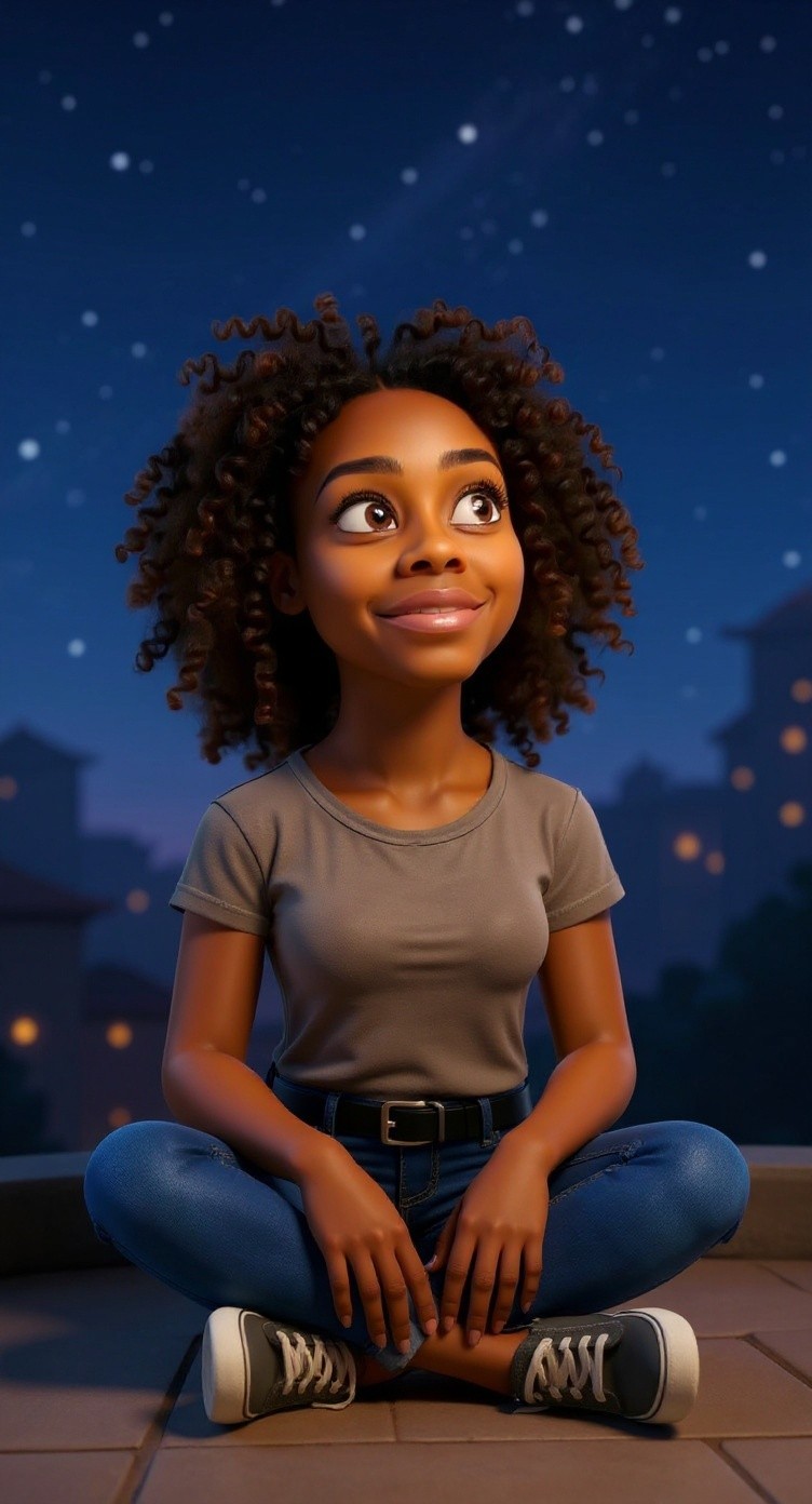 Look Up: Tola's Starry Night Adventure