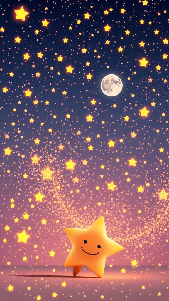 The Magic Moon's Gentle Light