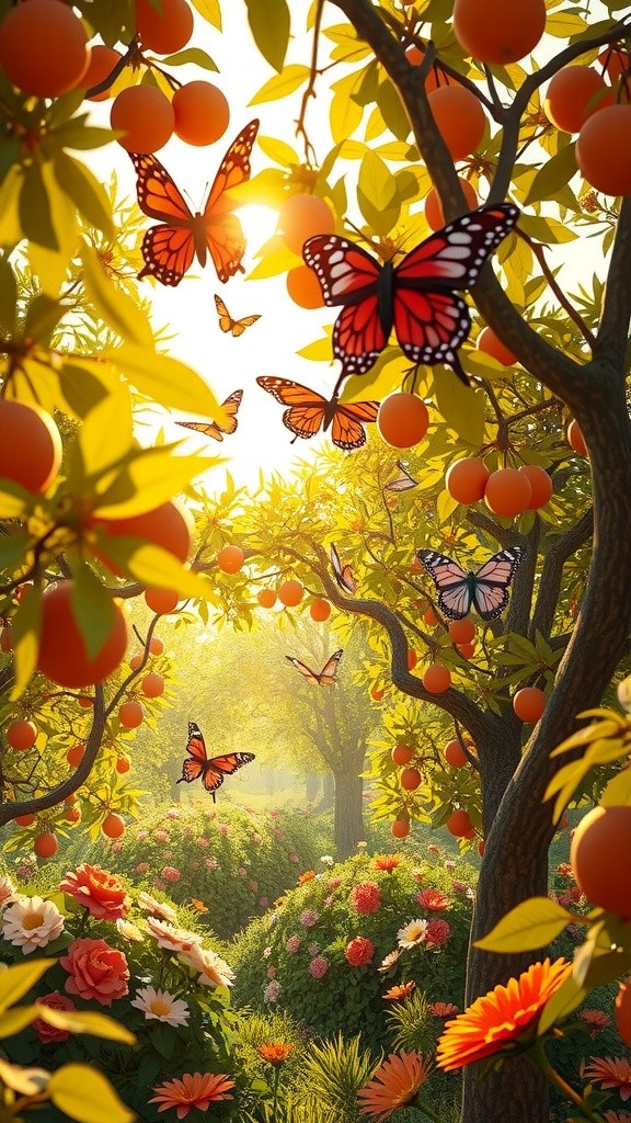 Magical Moments: Little Girl and Garden Birds