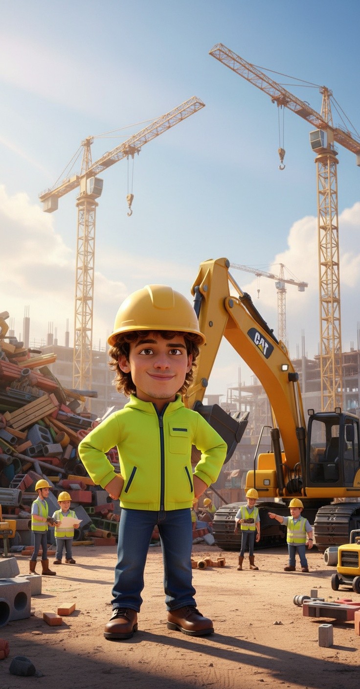 A Child's Insight on the Construction Site