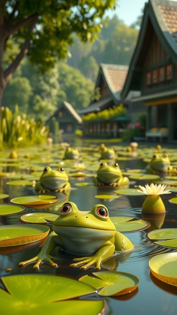 পুকুরের গর্বিত ব্যাঙ