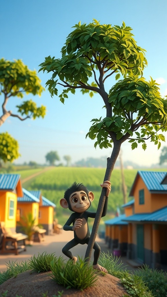 বানরের চুরি ও তার শিক্ষা