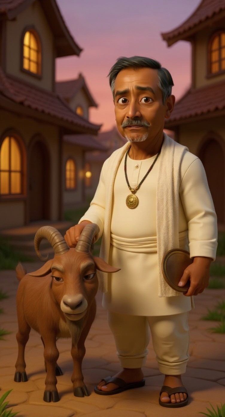 দাদু ও তার প্রিয় ছাগল