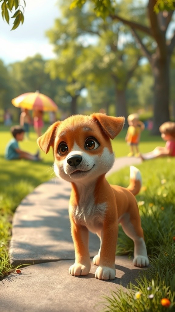 Puppy Shares His Tiffin with Sad Puppy (copy)