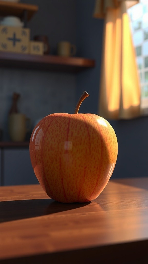 Glass Fruit Cutting Art