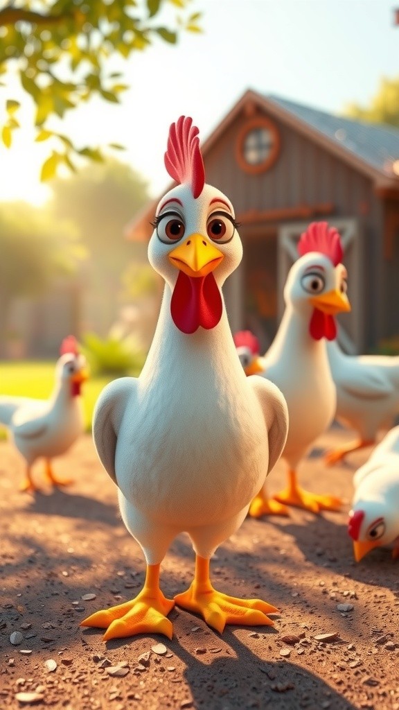 Bobo the Chicken Forgets to Cluck!