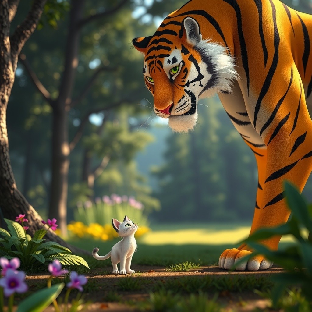 گائے اور ہاتھی کی دوستی