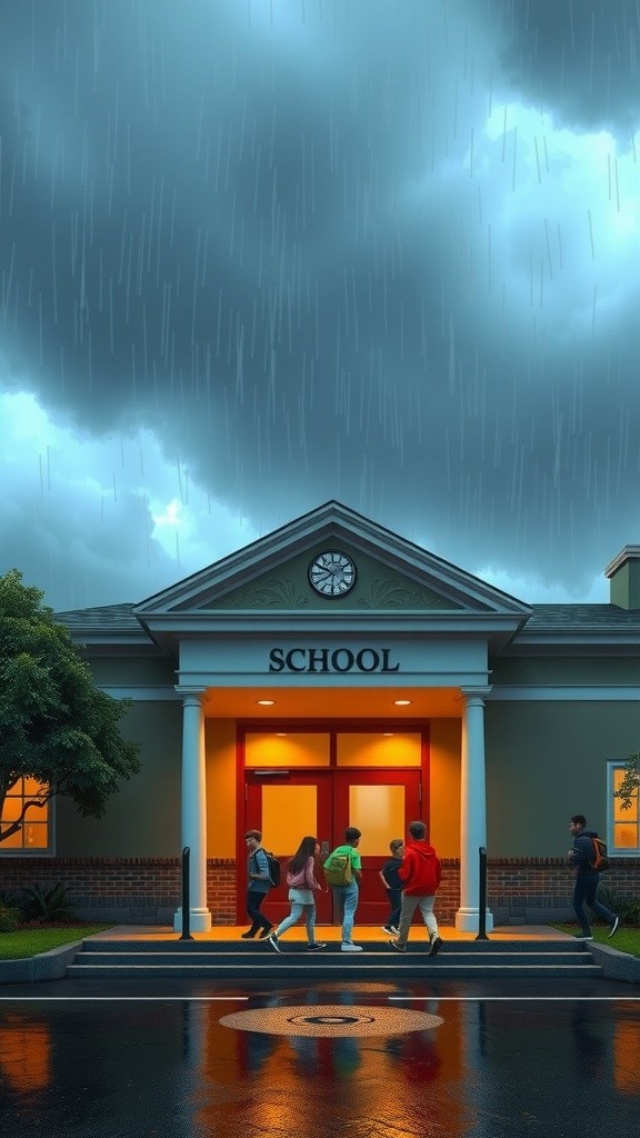 Aarohi's Kindness in the Rain