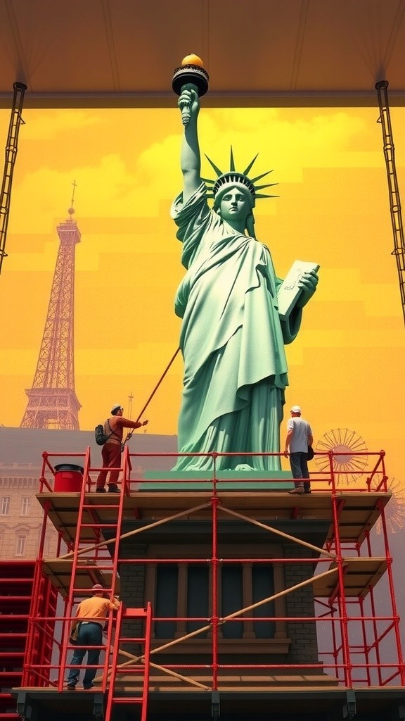 Voyage of Liberty: The Journey of the Statue to New York