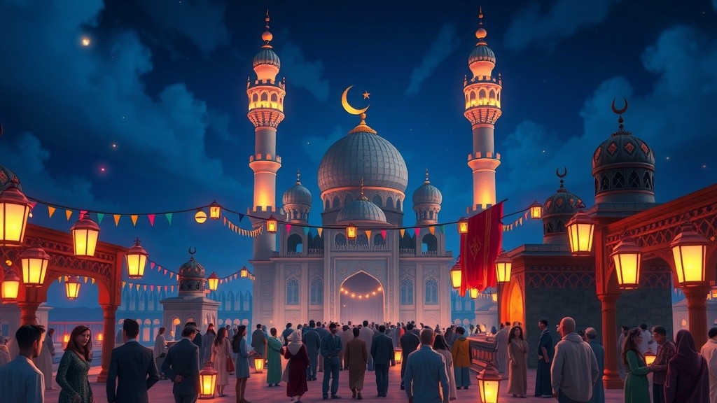 احتفال بالمولد النبوي في القرية