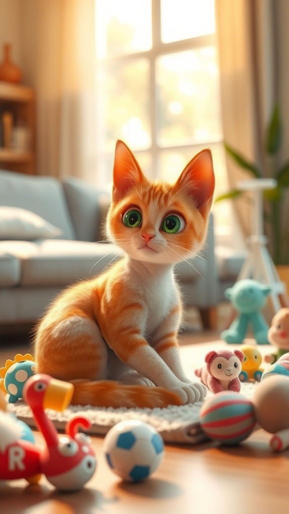 Kucing Melawan Bayangannya Sendiri!