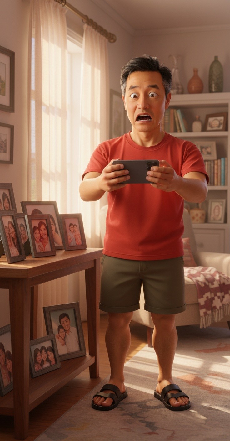 Kakek dan Cermin Ajaib: Kisah Lucu Smartphone Baru