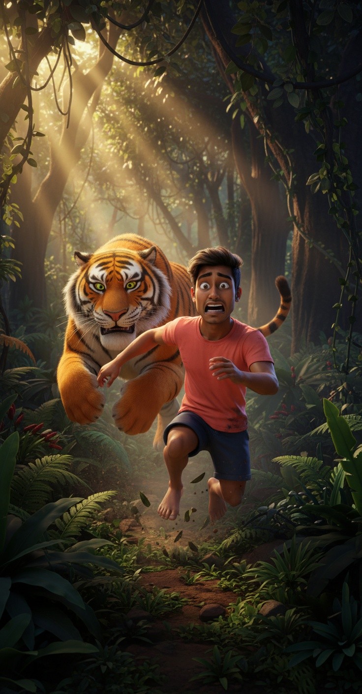 Escape Through the Jungle: A Boy's Journey