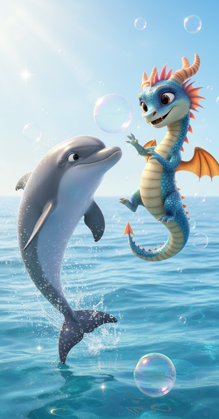 The Magic of Friendship at Sunset