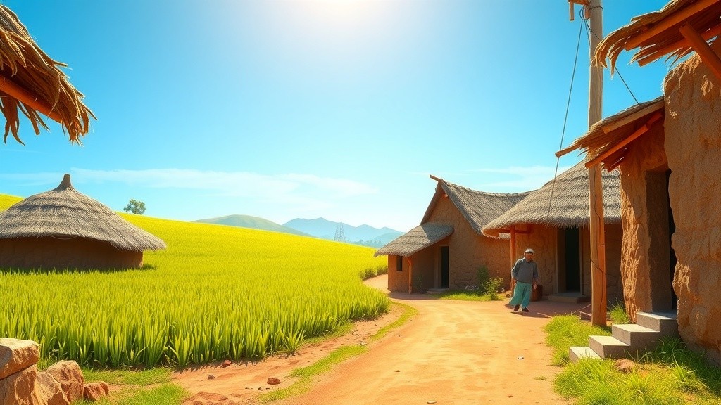 Hulk Joins Village Kids for Cricket