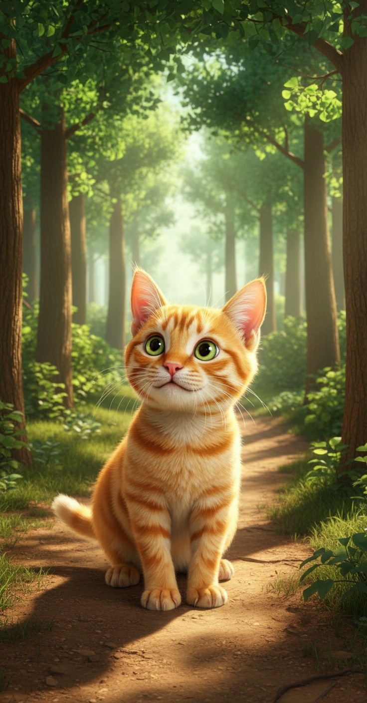 The Kind Wolf and the Lost Cat