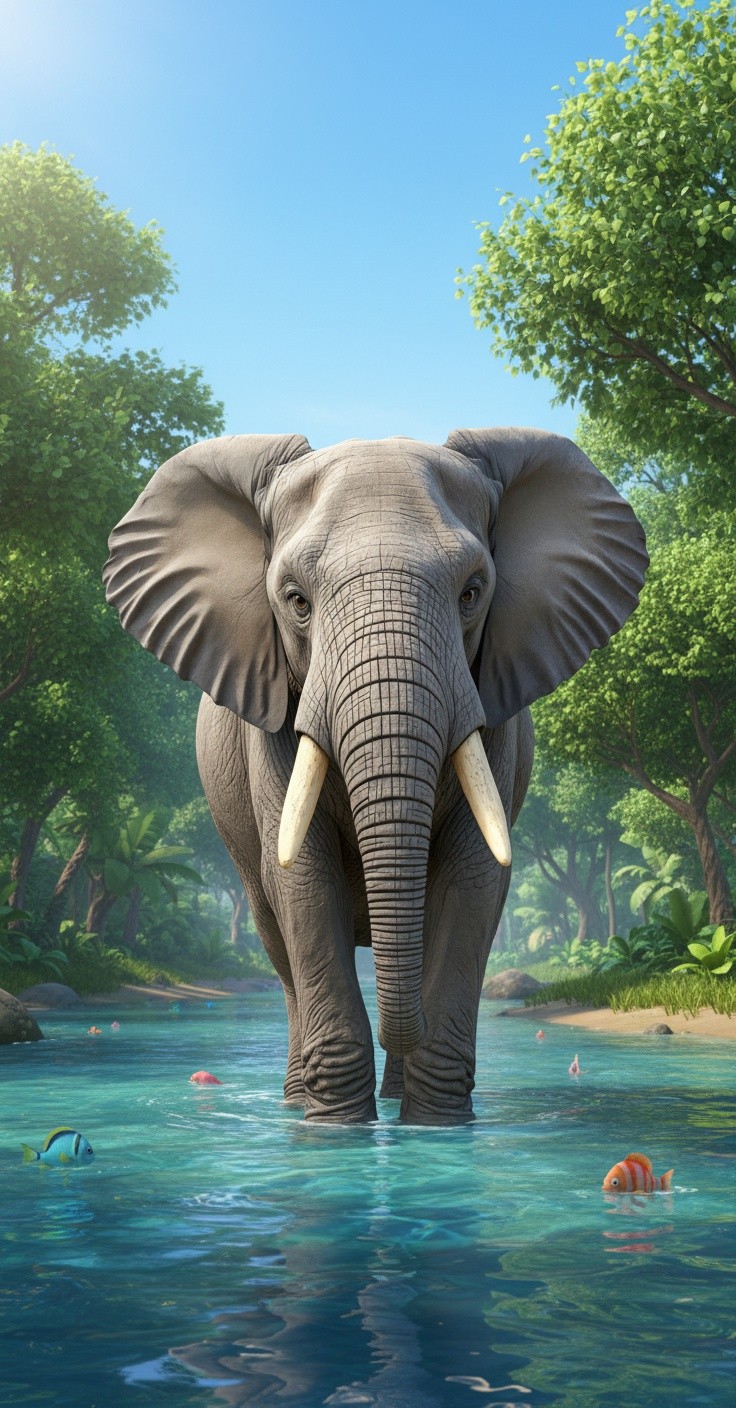 The Helpful Little Elephant