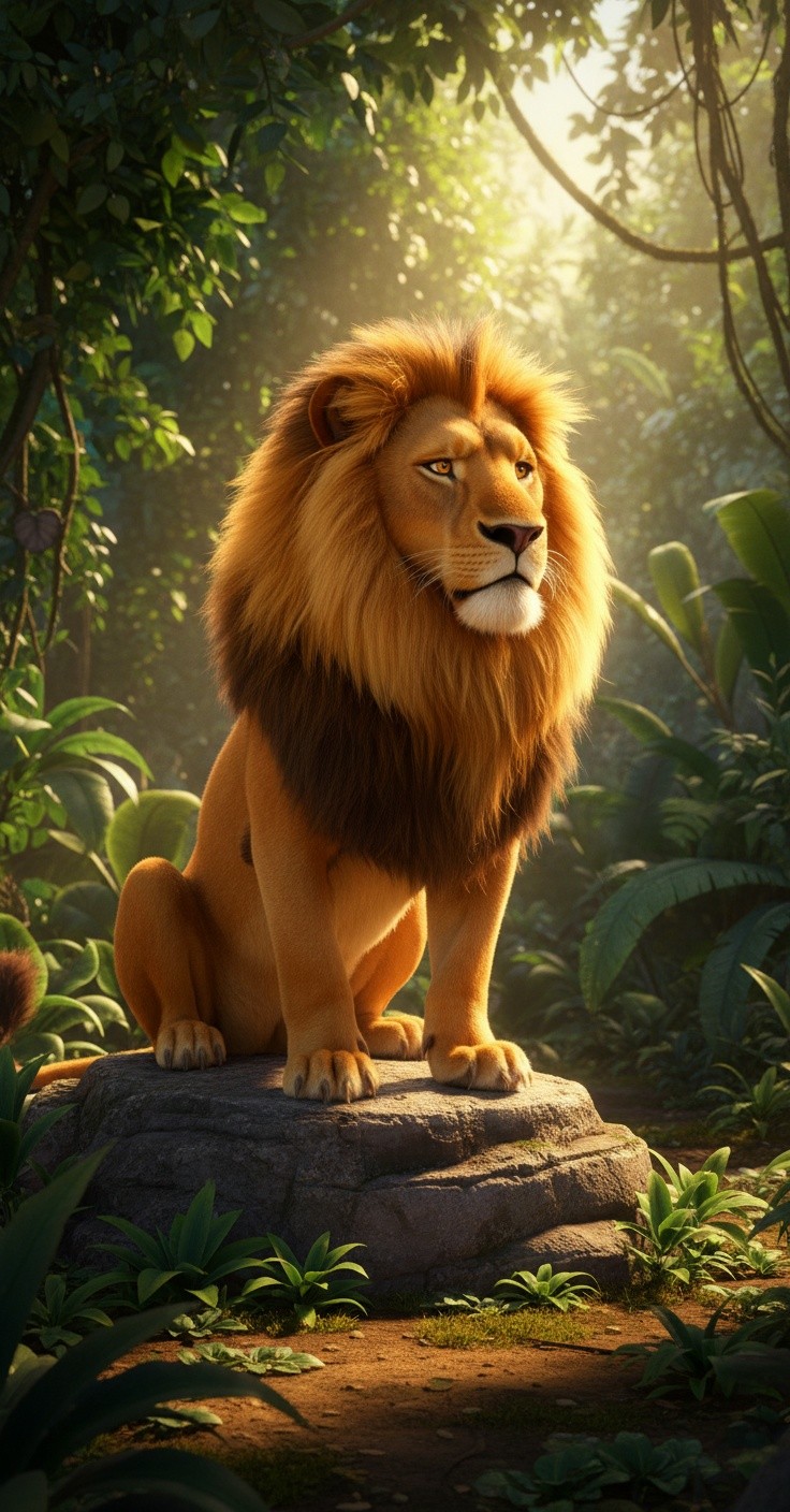 शेर और हाथी की दोस्ती