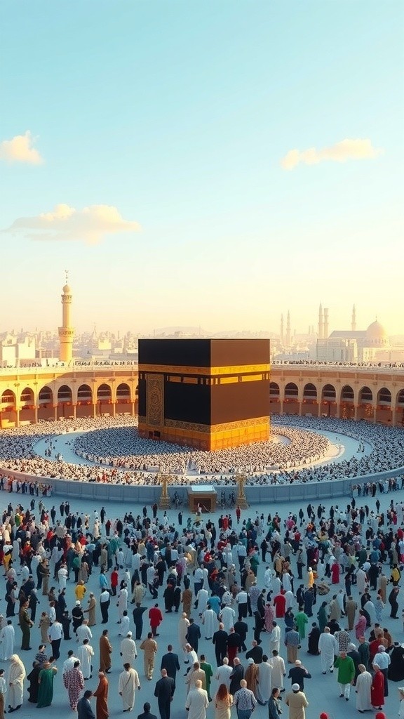 Kids Praying in Makkah