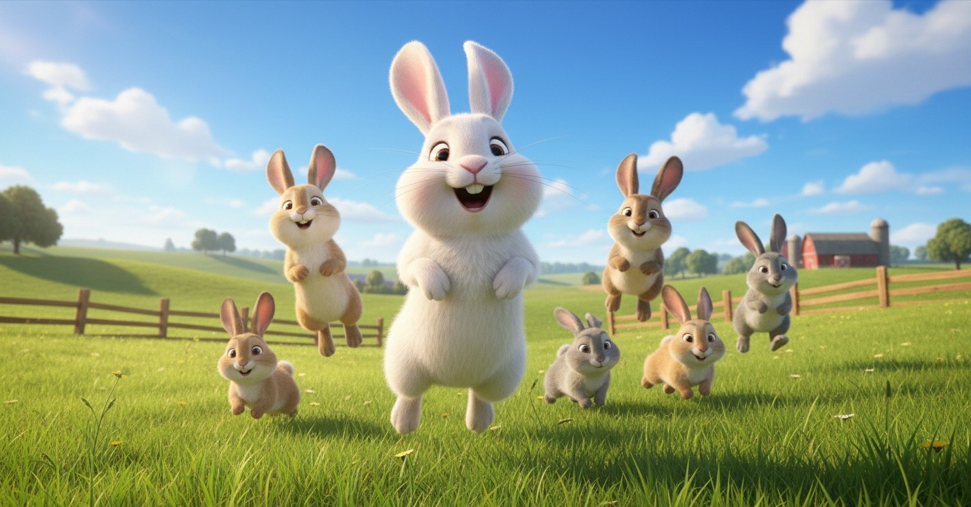 Rabbit Defends Earth Against Aliens