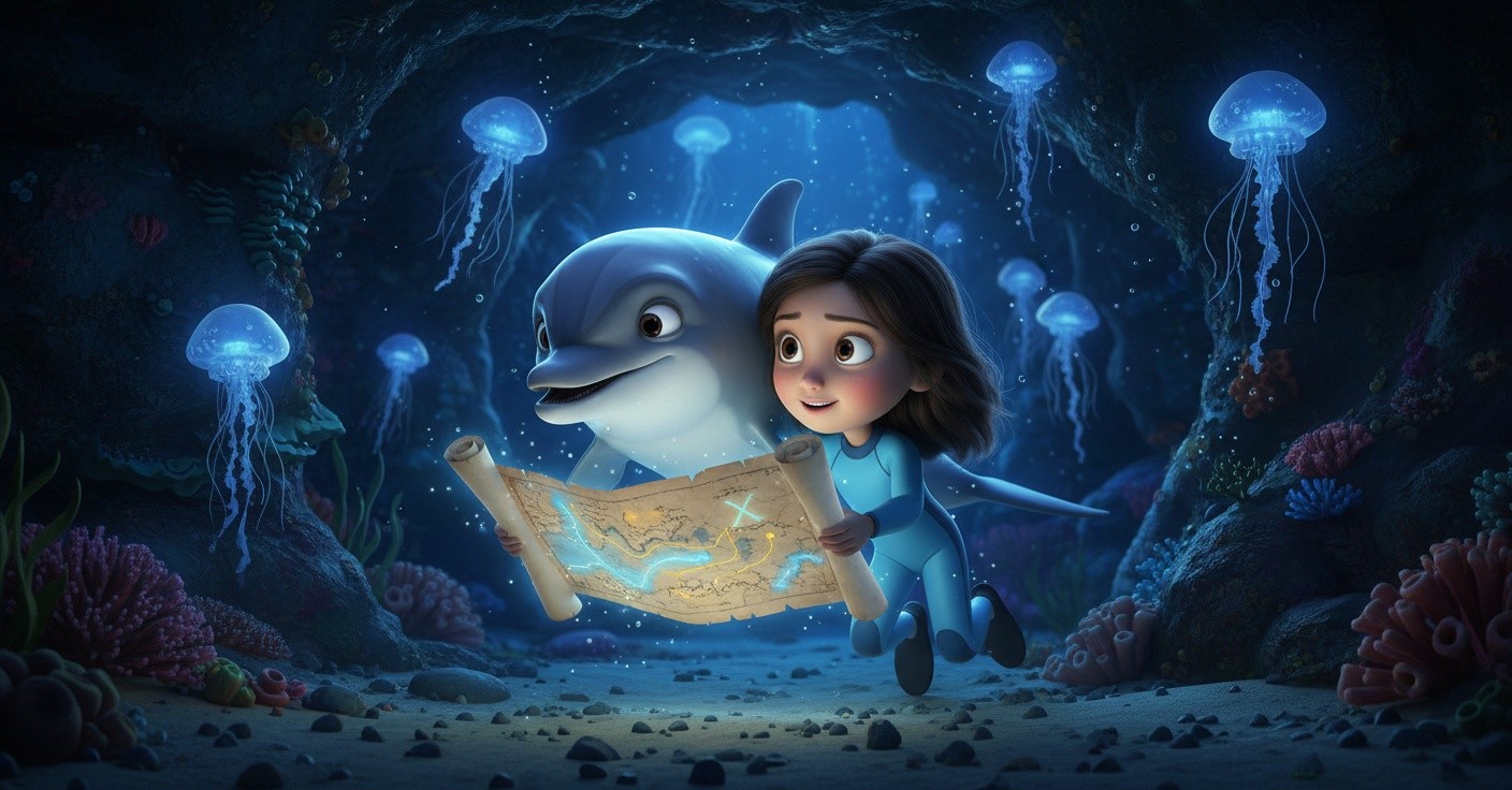 مغامرة في كهف النجوم المرجانية