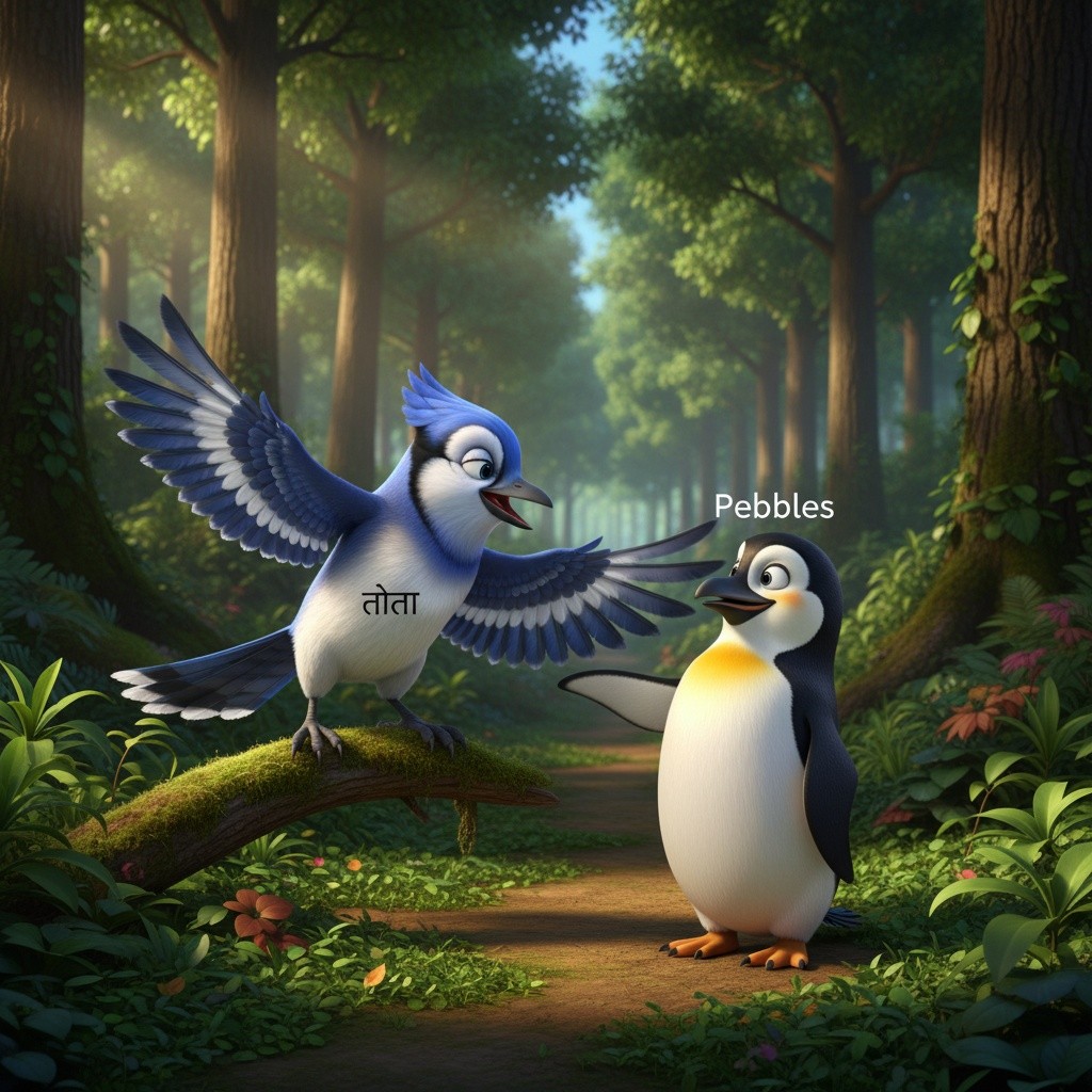 तोता और कबूतर: दोस्ती और समझदारी की कहानी