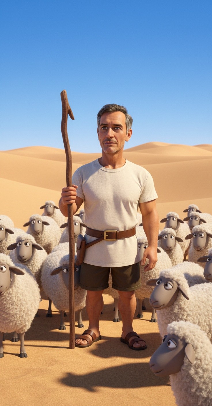 David and the Lion: A Brave Shepherd's Tale