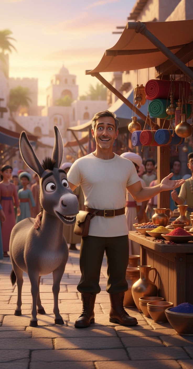 Kejadian Lucu Abu Nawas dan Keledainya