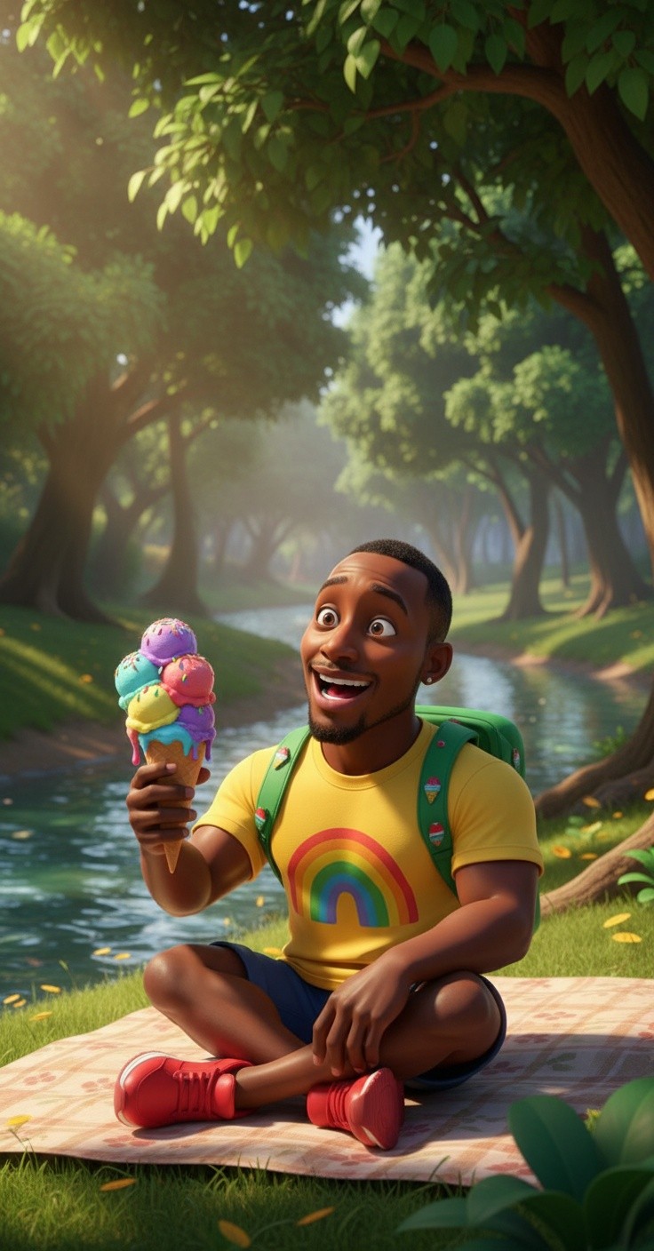 Petualangan Bocil Bersama Es Krim Pelangi!